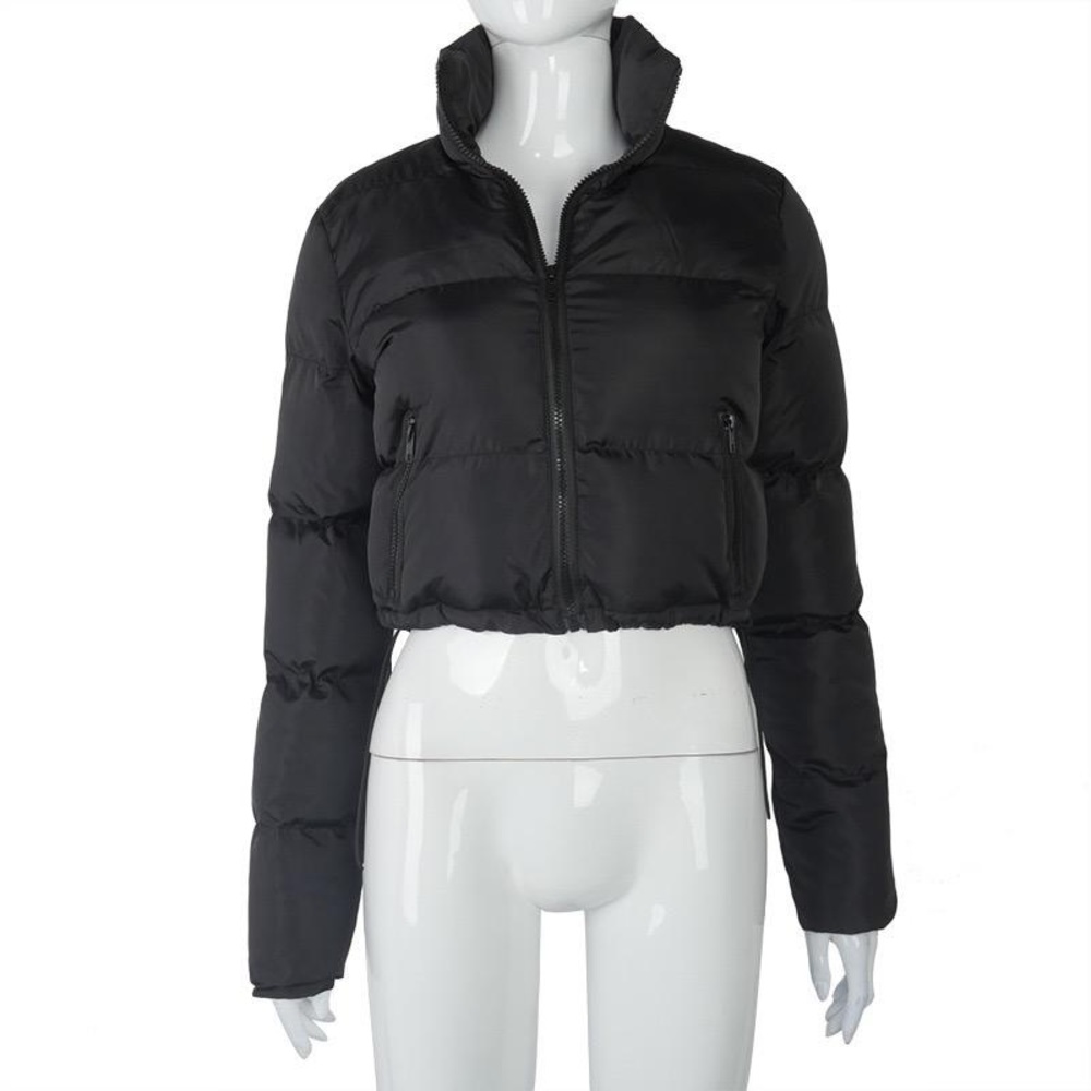 Black puffer coat from Mardie Galore